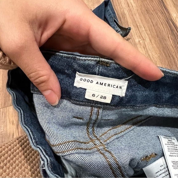 Good American Good Waist Jean Split Hem - Picture 8 of 10